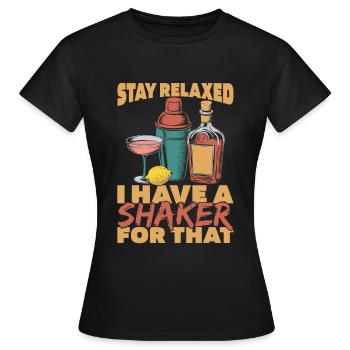 Barman Barman - T-shirt Femme - noir - Devant - AI Model Female 172 dark (172cm)