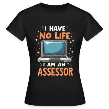 Censurer - T-shirt Femme - noir - Devant - AI Model Female 172 dark (172cm)