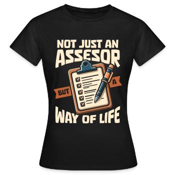 Censurer - T-shirt Femme - noir - Devant - AI Model Female 172 dark (172cm)