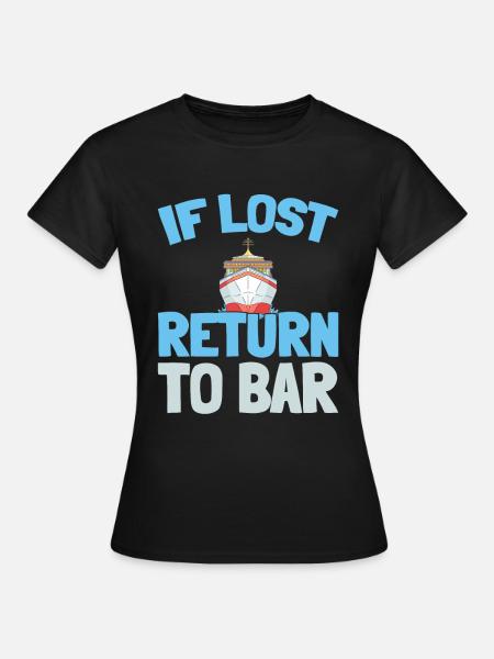 Kreuzfahrt - Frauen T-Shirt - Schwarz