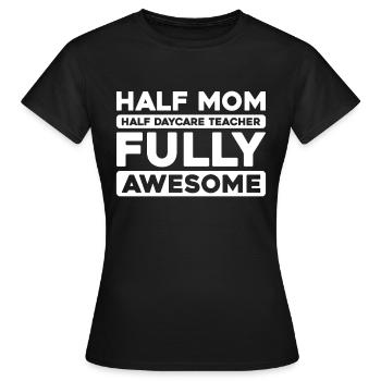 Institutrice de maternelle, assistante maternelle, assistante maternelle - T-shirt Femme - noir - Devant - AI Model Female 172 dark (172cm)