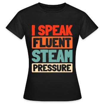 Boiler operators - Women's T-Shirt - black - Front - AI Model Female 172 dark (172cm)