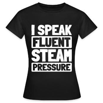 Boiler operators - Women's T-Shirt - black - Front - AI Model Female 172 dark (172cm)