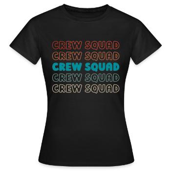 Kurier Kader - Frauen T-Shirt - Schwarz - Vorne - AI Model Female 172 dark (172cm)