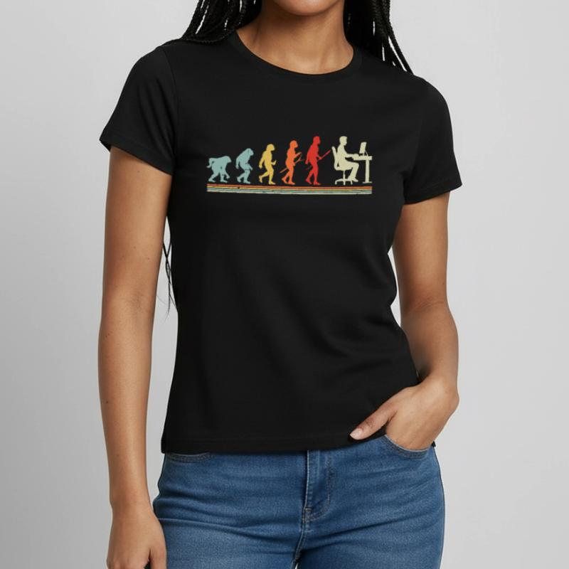Evolution to computer programmer Women's T-Shirt