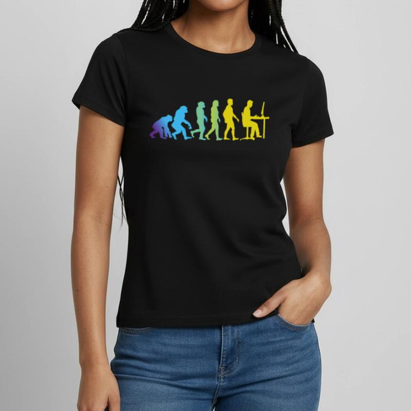 Evolution to computer programmer Women's T-Shirt