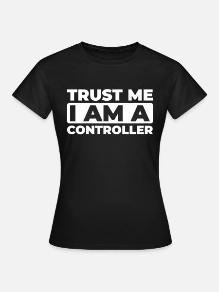 Controller - Frauen T-Shirt - Schwarz