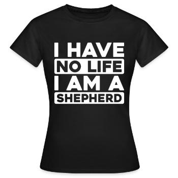 Shepherd Shepherd - Women's T-Shirt - black - Front - AI Model Female 172 dark (172cm)