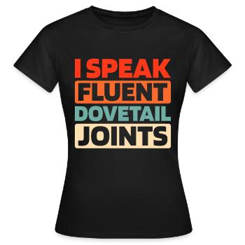 Charpentier Charpentier - T-shirt Femme - noir - Devant - AI Model Female 172 dark (172cm)