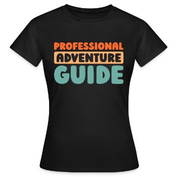 Guide - T-shirt Femme - noir - Devant - AI Model Female 172 dark (172cm)