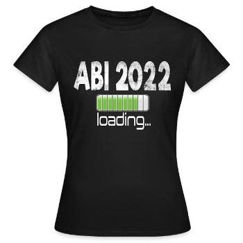 Abi 2022 Abitur 2022 - Frauen T-Shirt - Schwarz - Vorne - AI Model Female 172 dark (172cm)