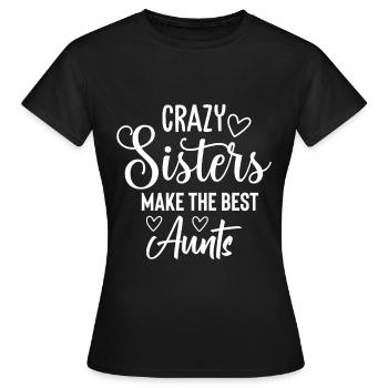 Idée cadeau tante - T-shirt Femme - noir - Devant - AI Model Female 172 dark (172cm)