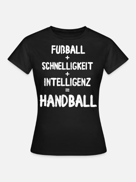 Handball - Frauen T-Shirt - Schwarz