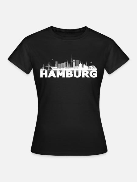 waterkant05_02hell - Frauen T-Shirt - Schwarz