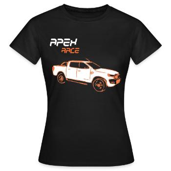Apex Race Pick Up Truck - T-shirt Femme - noir - Devant - AI Model Female 172 dark (172cm)