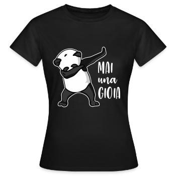 Nie eine Freude (spezielle Version) - Frauen T-Shirt - Schwarz - Vorne - AI Model Female 172 dark (172cm)