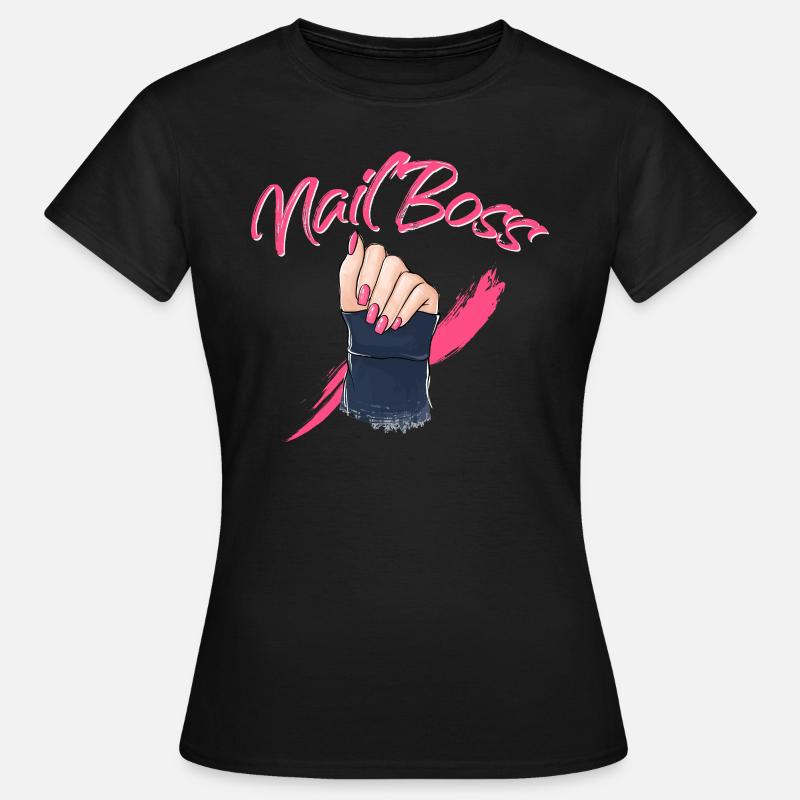 Nail Boss - nail design - Women's T-Shirt - black