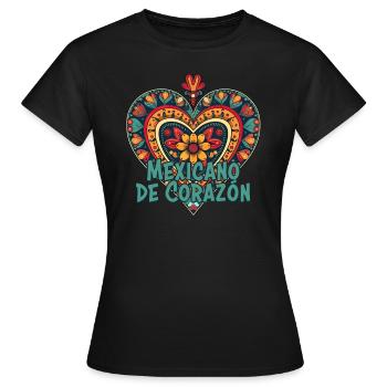 Mexiko Strandurlaub am Meer Design Strandmotiv - Frauen T-Shirt - Schwarz - Vorne - AI Model Female 172 dark (172cm)