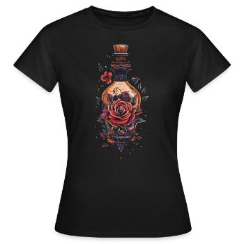 Tattoo Studio Tattoo Artist Tattoo Ideas - Women's T-Shirt - black - Front - AI Model Female 172 dark (172cm)