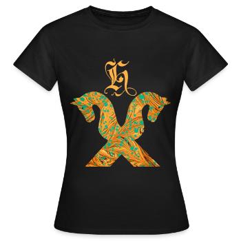 cheval pignon e 95 h - T-shirt Femme - noir - Devant - AI Model Female 172 dark (172cm)
