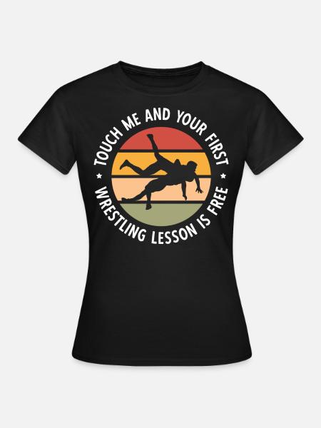 Grappling Martial Arts Wrestling - Frauen T-Shirt - Schwarz