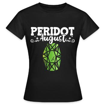 Pierres précieuses - T-shirt Femme - noir - Devant - AI Model Female 172 dark (172cm)