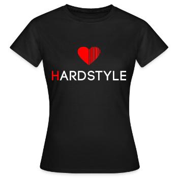 Hardstyle - Rawstyle - Hardstyler Gift merch - Women's T-Shirt - black - Front - AI Model Female 172 dark (172cm)