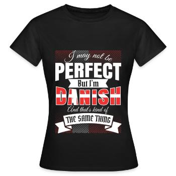 Danois Danois Danois Idée de cadeau Drôle blague - T-shirt Femme - noir - Devant - AI Model Female 172 dark (172cm)