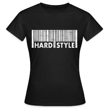 Hardstyle - Rawstyle - Hardstyler Gift merch - Women's T-Shirt - black - Front - AI Model Female 172 dark (172cm)