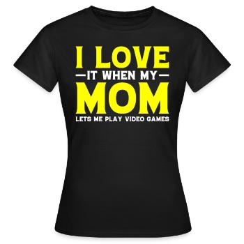 Gamers Jeux Vidéo Jeux PC - T-shirt Femme - noir - Devant - AI Model Female 172 dark (172cm)