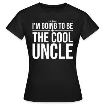 Ich werde der coole Onkel - Frauen T-Shirt - Schwarz - Vorne - AI Model Female 172 dark (172cm)