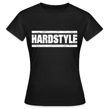 Hardstyle - Rawstyle - Hardstyler Gift merch - Women's T-Shirt - black - Front - AI Model Female 172 dark (172cm)