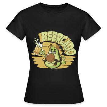 Bière Bière Buveur Amateurs de bière Alcool - T-shirt Femme - noir - Devant - AI Model Female 172 dark (172cm)