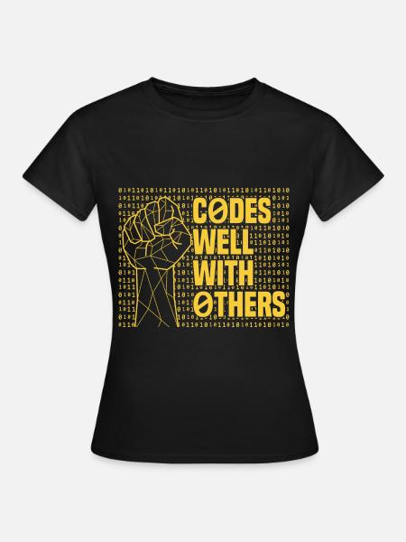 Programmierer Coder Software Entwickler - Frauen T-Shirt - Schwarz