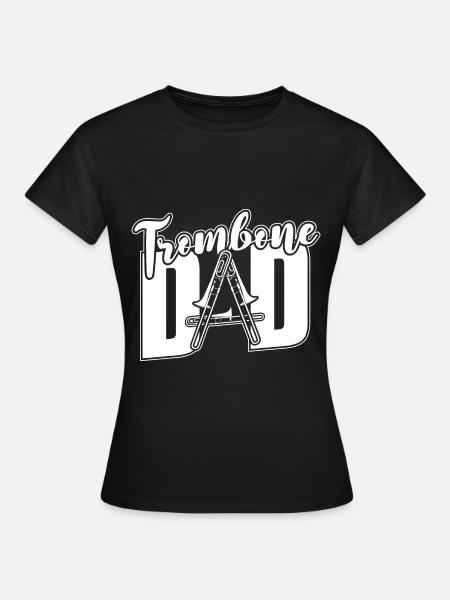 Posaune - Frauen T-Shirt - Schwarz