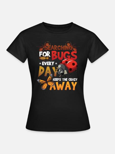 Recherche d’insectes - T-shirt Femme - noir