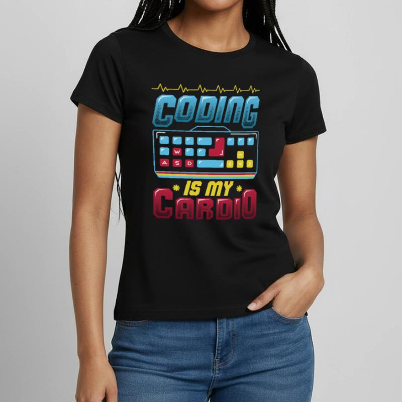 Coding is my cardio, code programmer Women's T-Shirt