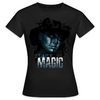 Schwarze Magie Hexe Ritual Kult Beschwörung Geist - Frauen T-Shirt - Schwarz - Vorne - AI Model Female 172 dark (172cm)