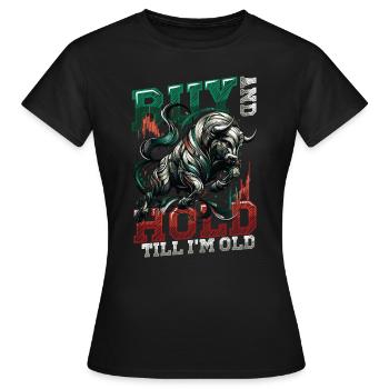 Financial Freedom Actions Investisseur Marché boursier - T-shirt Femme - noir - Devant - AI Model Female 172 dark (172cm)