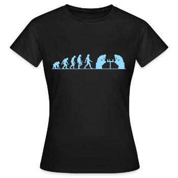 Entwicklung Ausfall - Frauen T-Shirt - Schwarz - Vorne - AI Model Female 172 dark (172cm)
