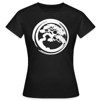 bonsai - Women's T-Shirt - black - Front - AI Model Female 172 dark (172cm)