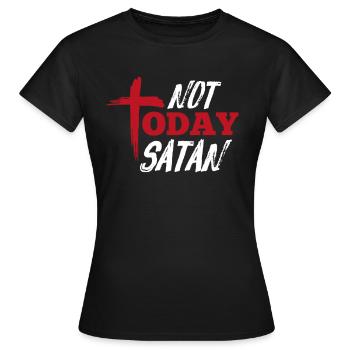 religion - Women's T-Shirt - black - Front - AI Model Female 172 dark (172cm)