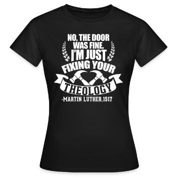 Martin Luther King - Women's T-Shirt - black - Front - AI Model Female 172 dark (172cm)