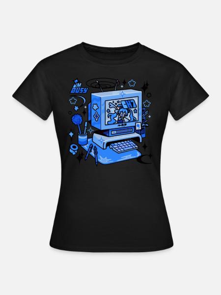 Nostalgie PC - T-shirt Femme - noir