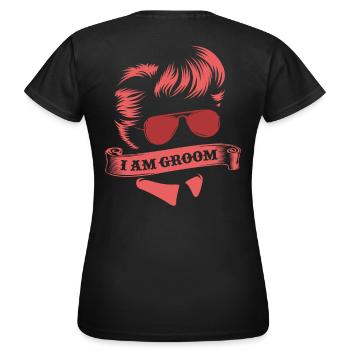 célibataire - T-shirt Femme - noir - Dos - AI Model Female 172 dark (172cm)