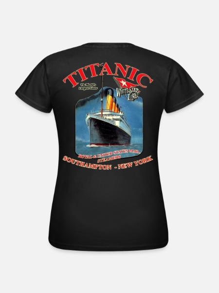 TITANIC NUEVA YORK CREACIÓN Louis RUNEMBERG © Adagp - Dame-T-shirt - sort