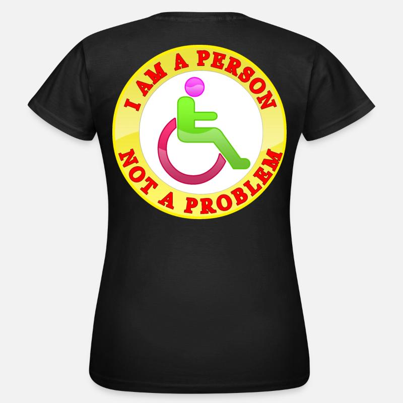 I Am a Person Not a Problem - Women's T-Shirt - black