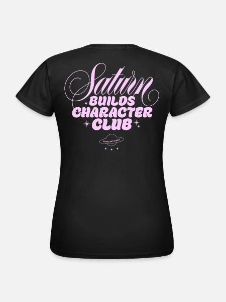 Saturn Charakterclub Print - Frauen T-Shirt - Schwarz