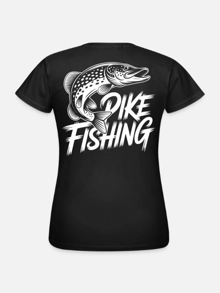 Springender Hecht - Frauen T-Shirt - Schwarz
