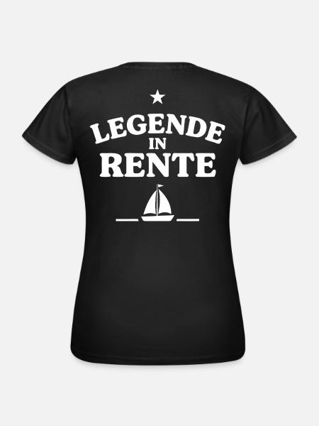Frei im Ruhestand - Frauen T-Shirt - Schwarz